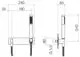 DORNBRACHT Schlauchbrausegarnitur mit Abdeckplatte SERIENSPEZIFISCH 27818980 Schwarz matt, 27818980-33 Galeriebild 3